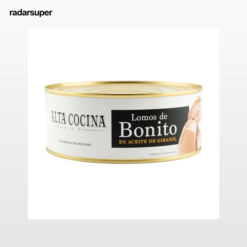 ALTA COCINA Lomos de bonito en aceite lata de 650 g.