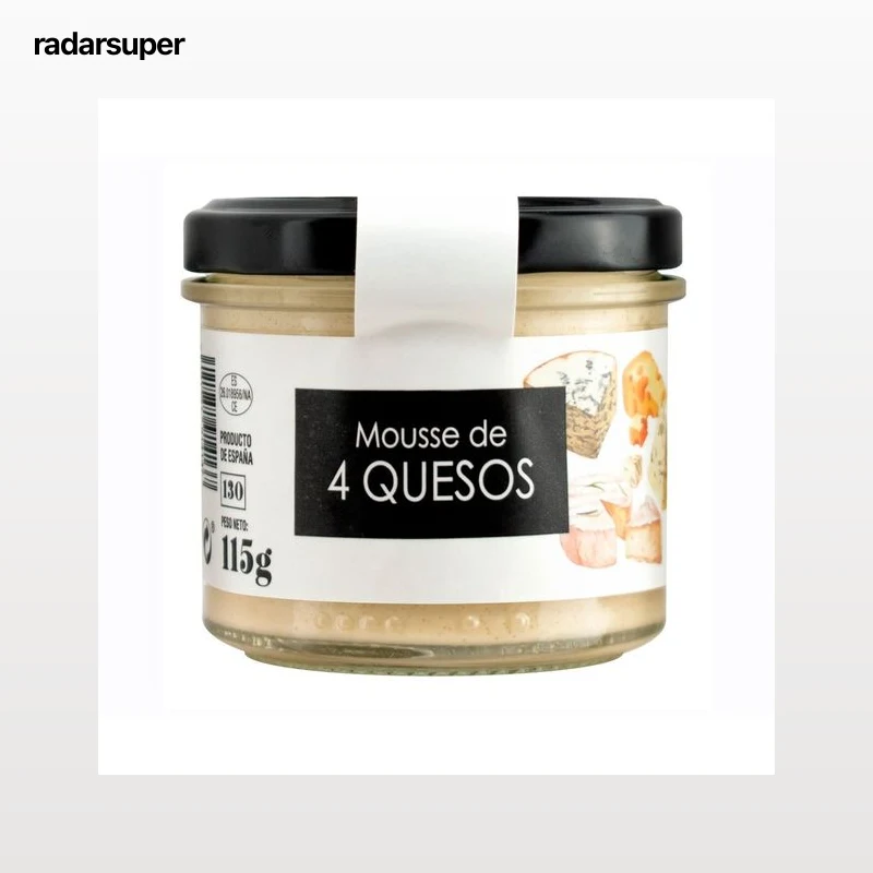 ALTA COCINA Mousse untable 4 quesos frasco 115 g.