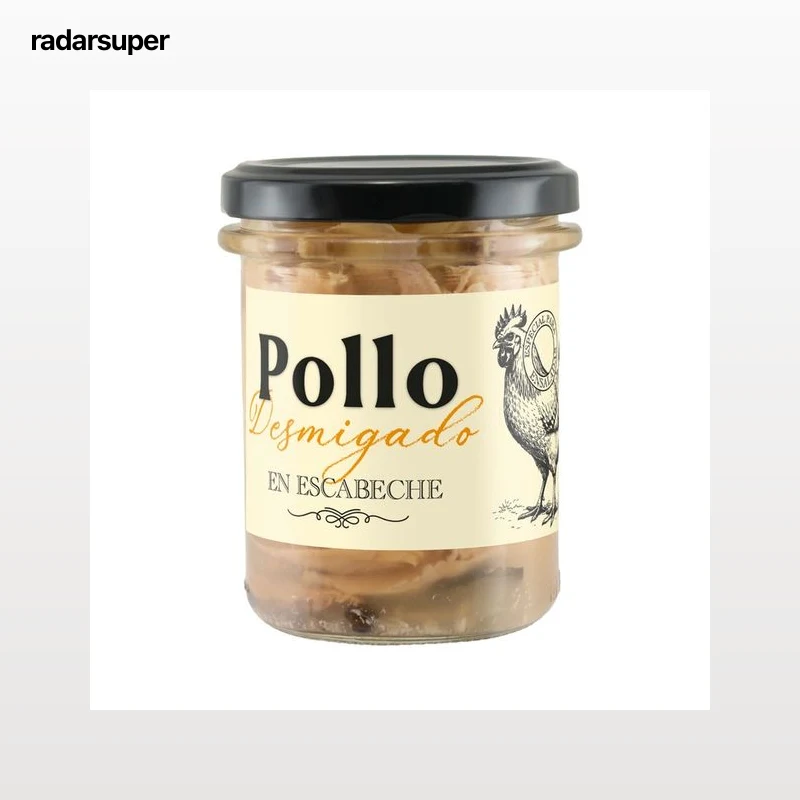 ALTA COCINA Pollo desmigado en escabeche - Tarro de 100g.