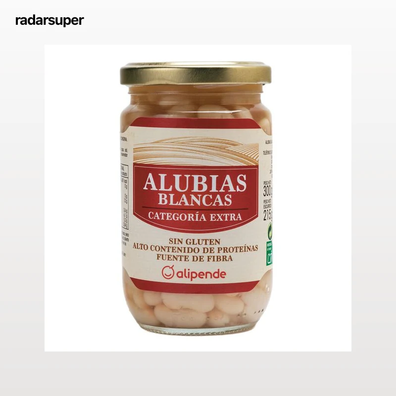 Alubia blanca cocida Alipende 215g