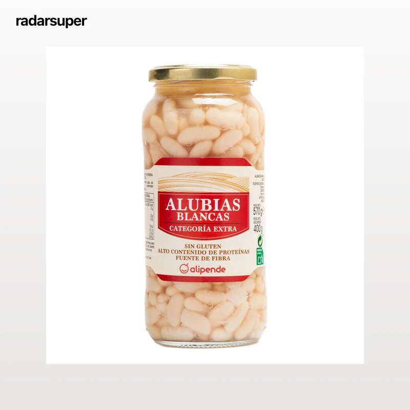 Alubia blanca cocida Alipende 400g
