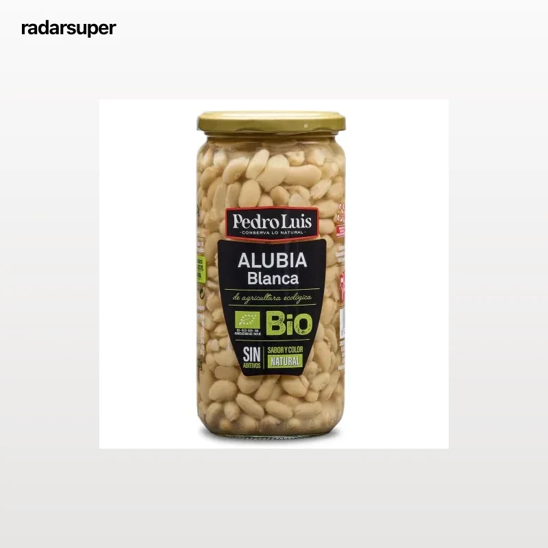 Alubia blanca cocida ecológica Pedro Luis 425 g.
