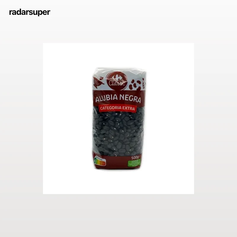 Alubia frijol negro Classic Carrefour 500 g.