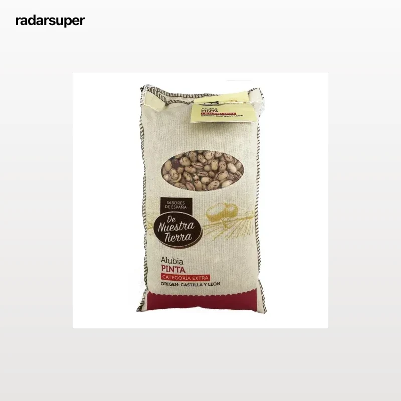 Alubia pinta categoría extra De Nuestra Tierra 1 kg.