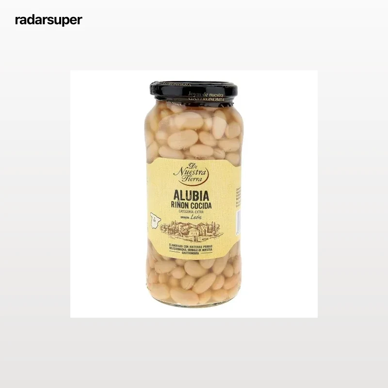 Alubia riñón cocida categoría extra De Nuestra Tierra 400 g.