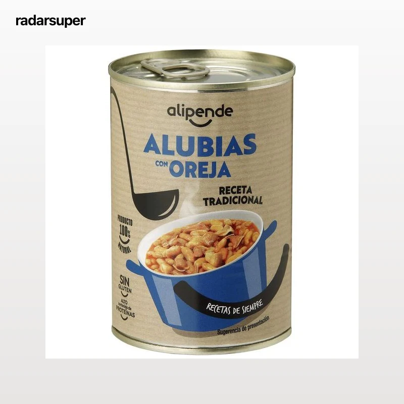 Alubia sin gluten Alipende 430g con oreja