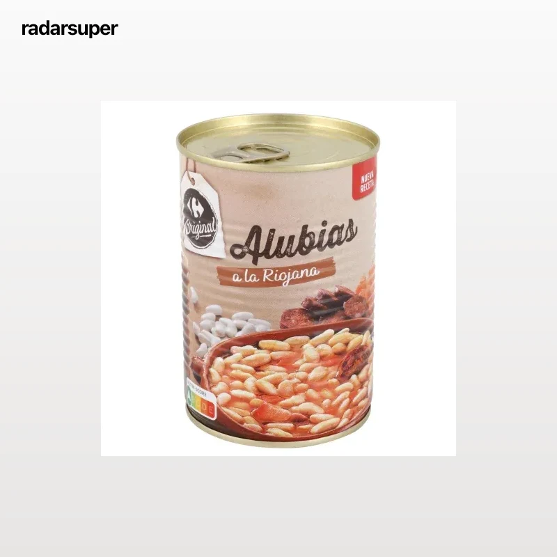 Alubias a la riojana Original Carrefour sin gluten 420 g.