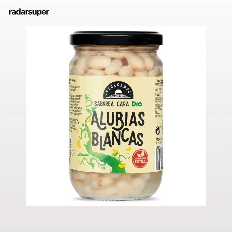Alubias blancas cocidas Dia Vegecampo 210 g