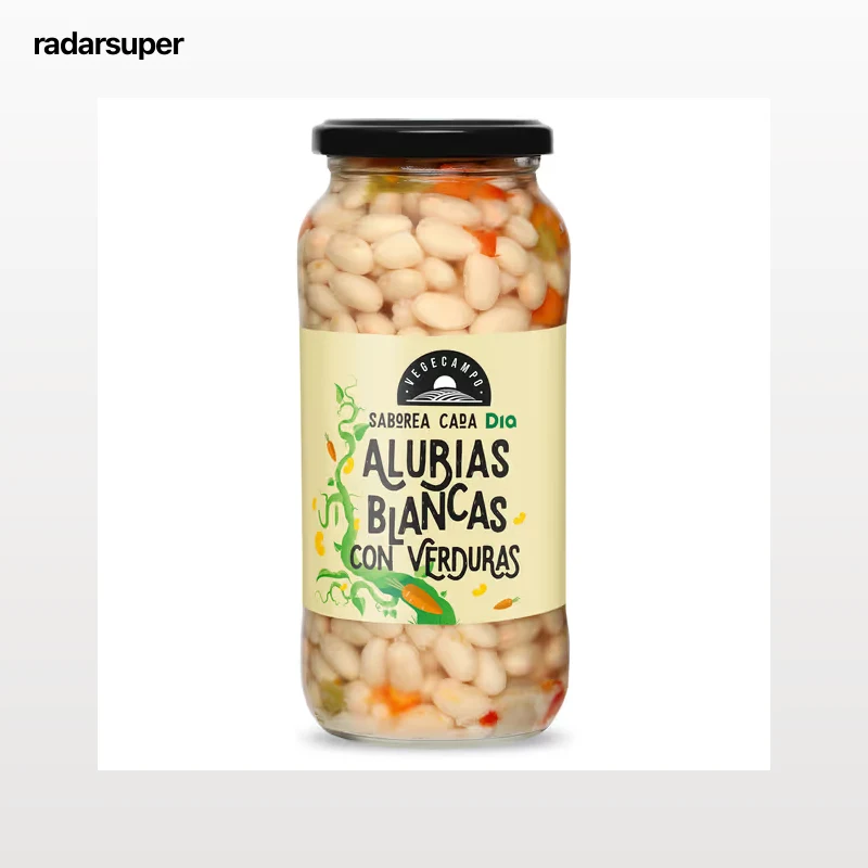 Alubias blancas cocidas con verduras Dia Vegecampo 400 g