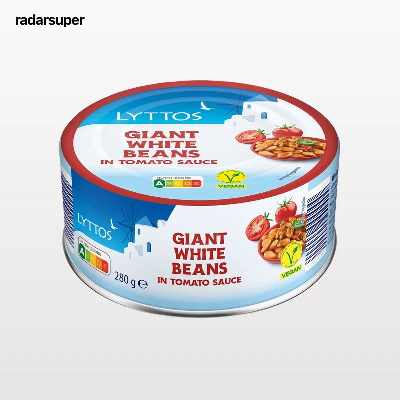 Alubias blancas gigantes en salsa tomate