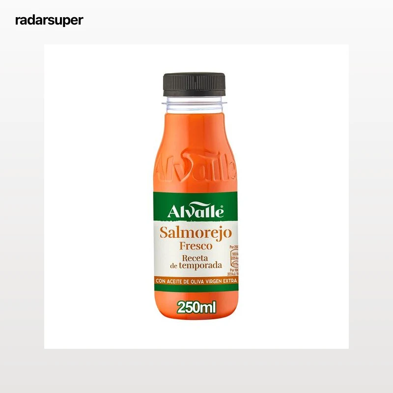 ALVALLE Selección de temporada Salmorejo elaborado con tomate pera y kumato 250 ml.