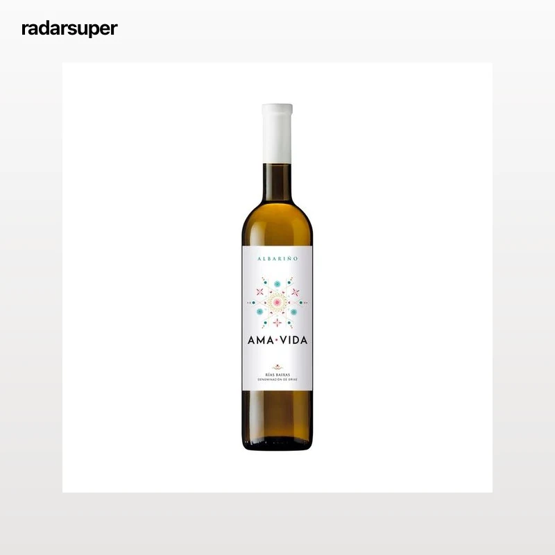 AMA VIDA  Vino blanco albariño con D.O. Rías Baixas botella 75 cl.