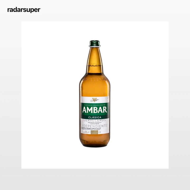 AMBAR Cerveza  botella de 1 l.