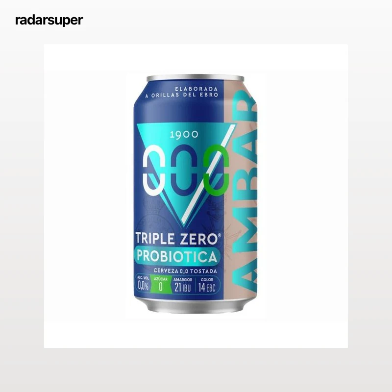 AMBAR Cerveza tostada triple zero 33 cl.