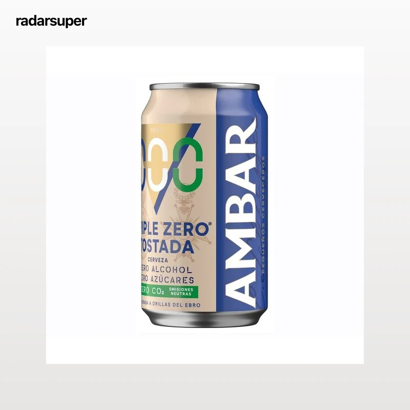 AMBAR TOSTADA  Cerveza sin alcohol 0;0 %33 cl.