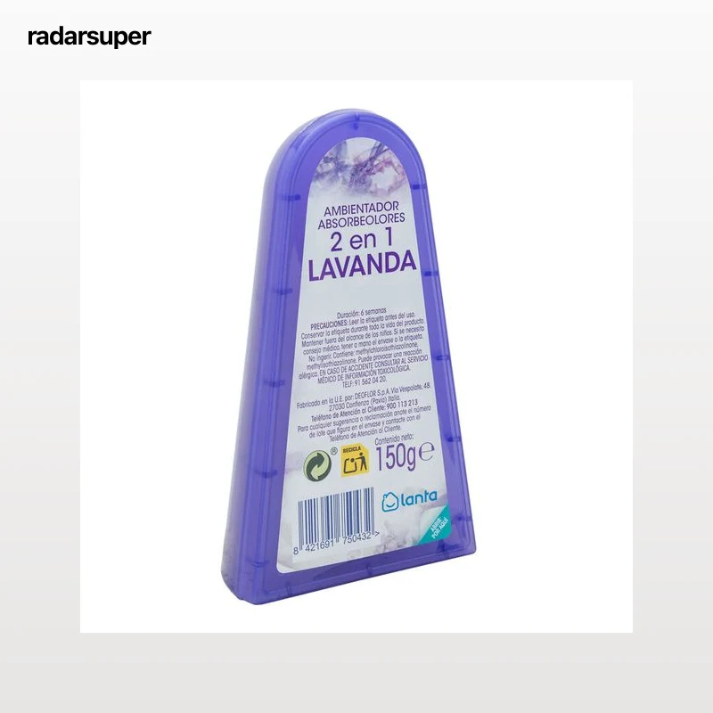 Ambientador absorbeolores 2 en 1 lavanda Lanta 150 g