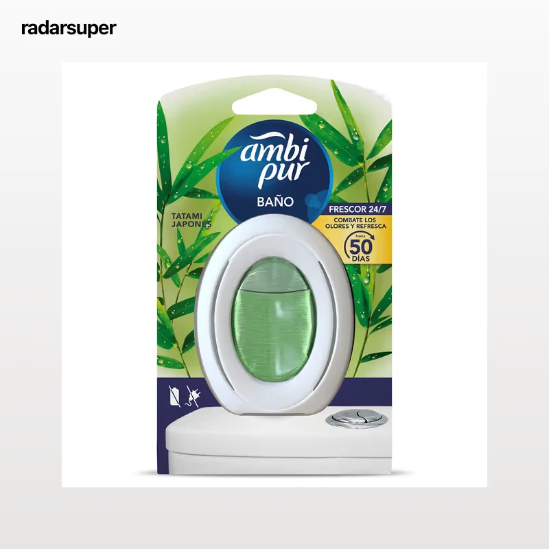 Ambientador baño aroma tatami japonés Ambipur caja 1 unidad