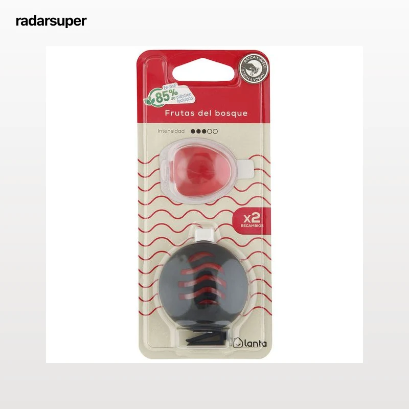 Ambientador coche Lanta 4,5ml 2 unidades frutas bosque