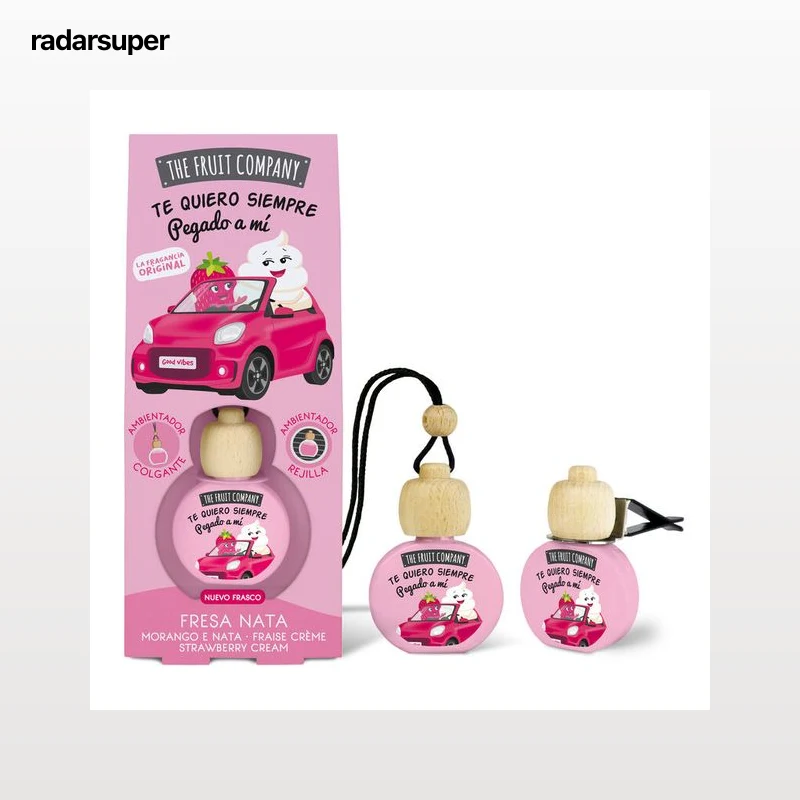 Ambientador Coche The Fruit Company 5 ml Fresa-Nata