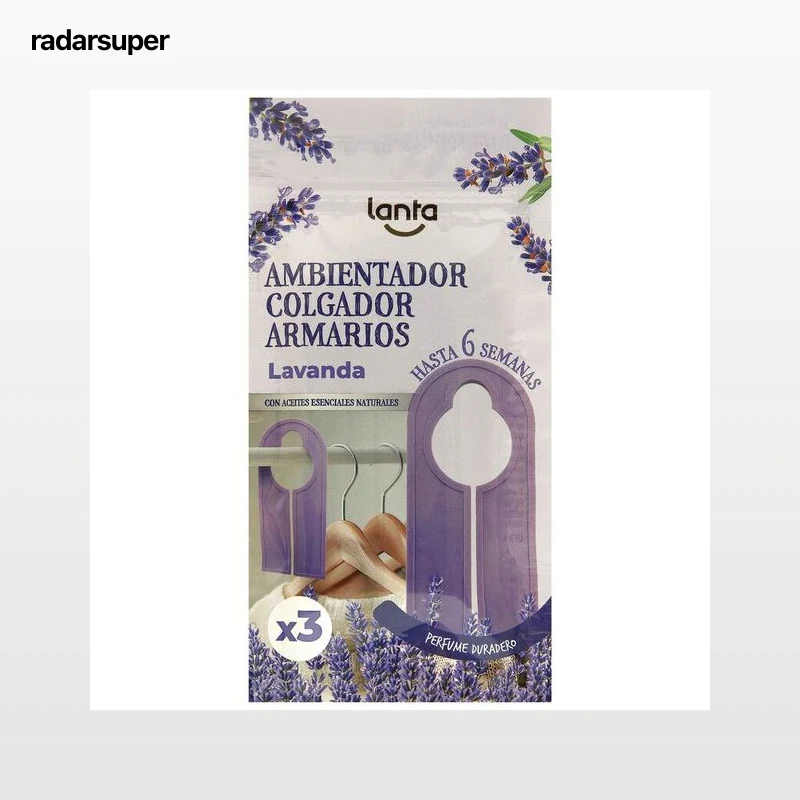 Ambientador colgador para armario con aroma a lavanda Lanta