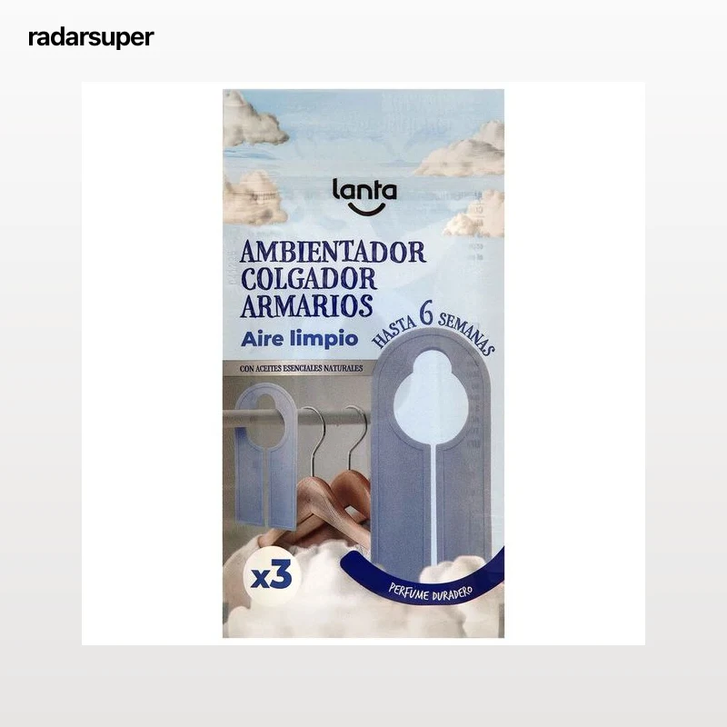 Ambientador colgador armario Lanta con aroma a aire limpio