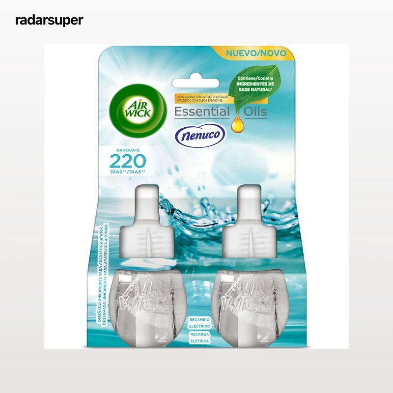 Ambientador eléctrico Airwick Recambio 2 unidades pure Nenuco