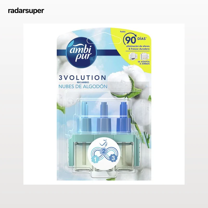 Ambientador eléctrico Ambipur 3volution recambio nube de algodón