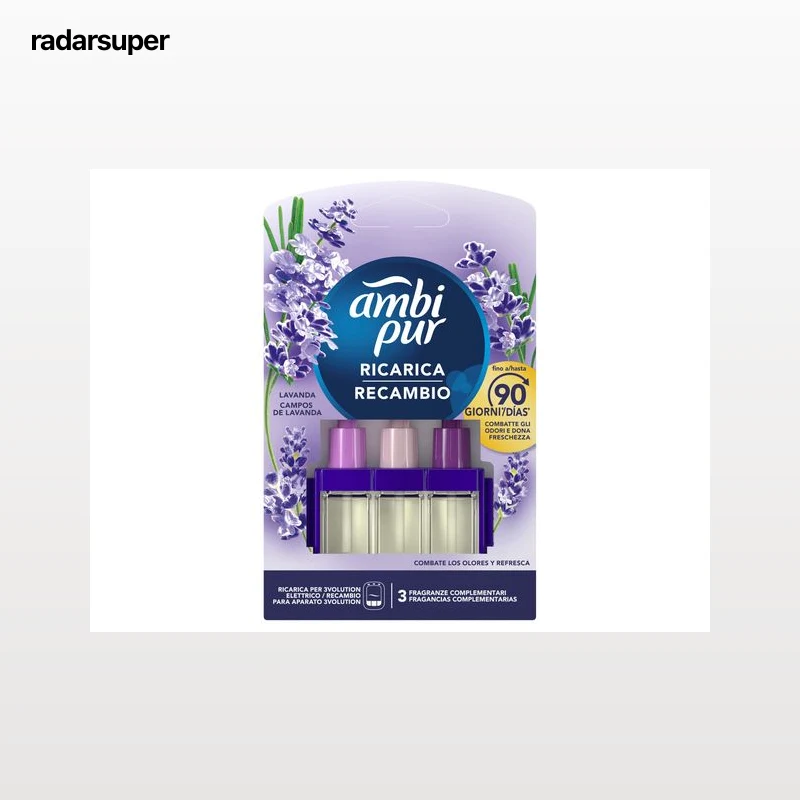 AMBIENTADOR ELECTRICO AMBIPUR RECARGA LAVANDA 20ML