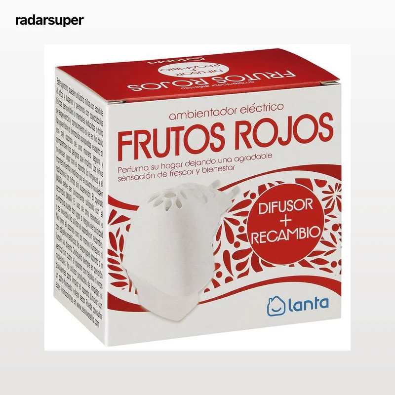Ambientador eléctrico Lanta aparato+recambio 25ml frutos rojos