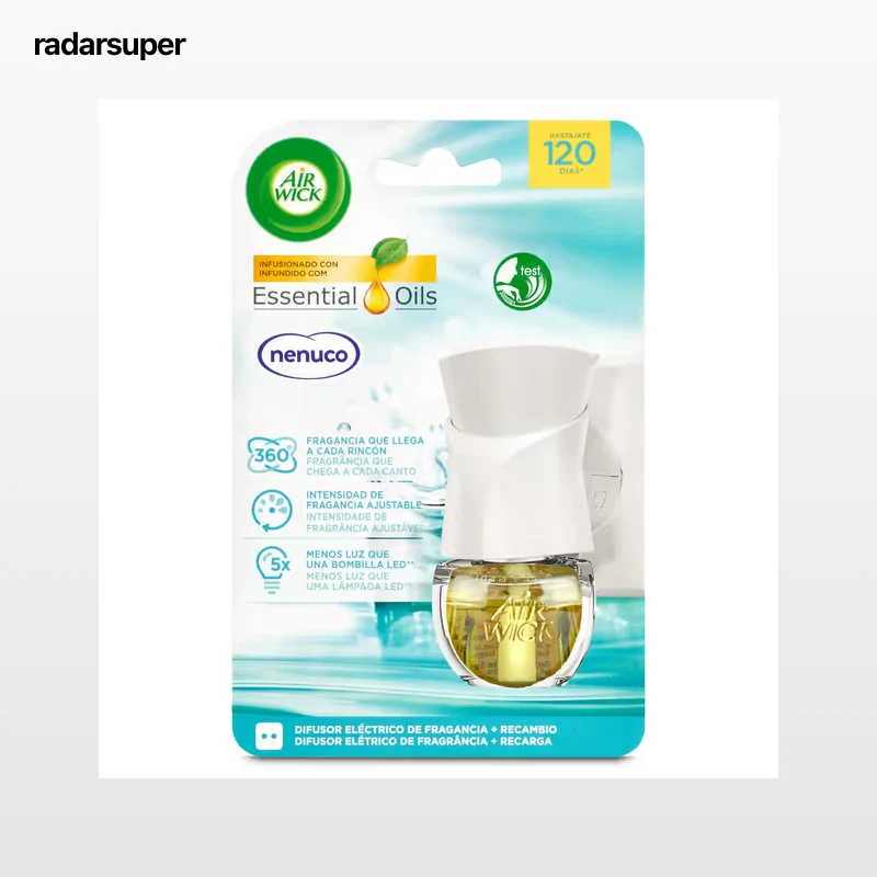 Ambientador eléctrico nenuco aparato + recambio Air Wick blister 1 unidad