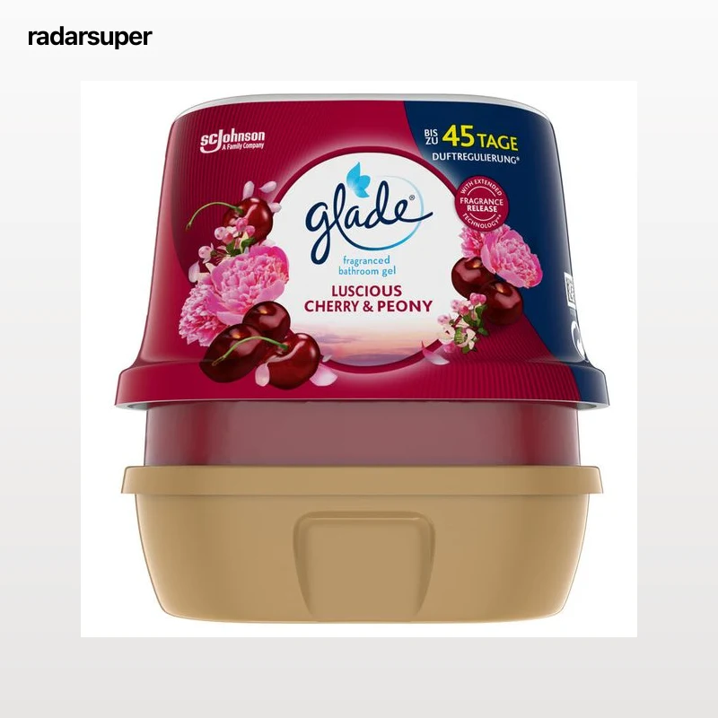 Ambientador gel con aroma a peonía y cereza Glade