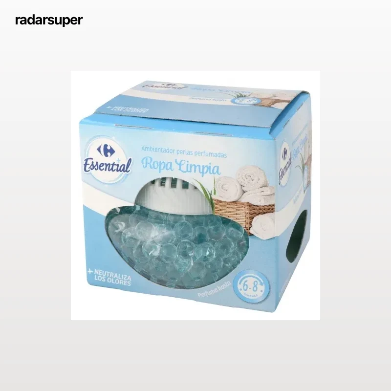 Ambientador perlas perlas perfumadas ropa limpia Essential Carrefour 1 ud.