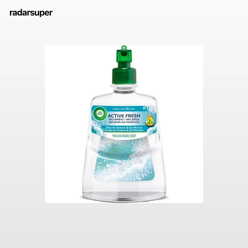 Ambientador spray automático sin aerosol aroma brisa marina Active Fresh recambio Air Wick 1 ud.