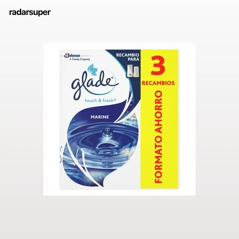 Ambientador un toque Marine recambio Glade by brise 2 ud.