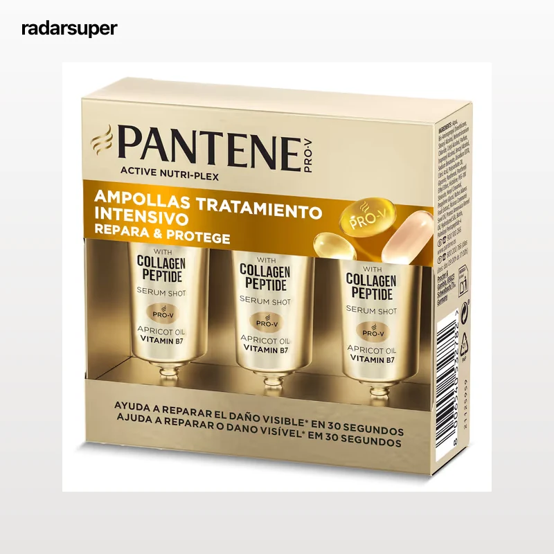Ampollas tratamiento intensivo repara y protege Pantene 3 unidades