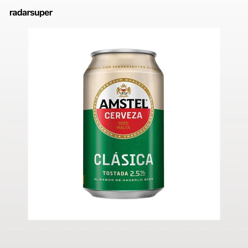 AMSTEL CLÁSICA Cerveza tostada 33 cl.