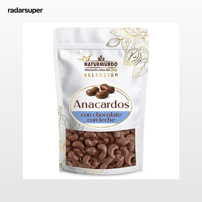 Anacardos recubiertos con chocolate con leche Dia Naturmundo 150 g
