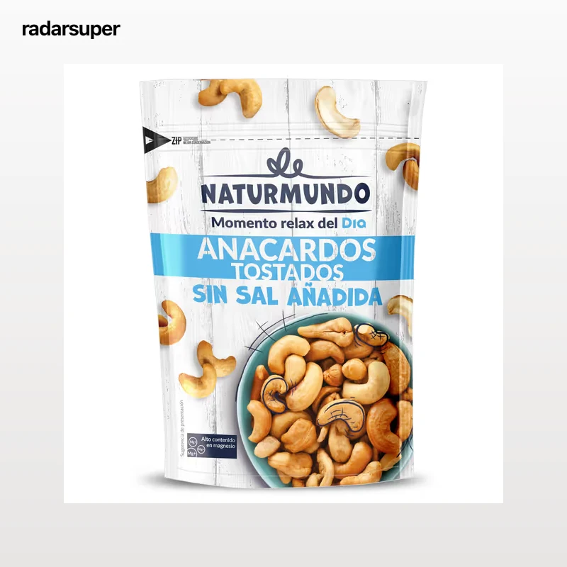 Anacardos tostados sin sal añadida Dia Naturmundo 150 g