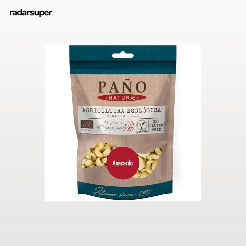Anarcado ecológico Paño Naturae sin gluten 110 g.