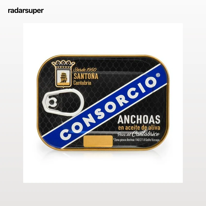 Anchoa del cantábrico en aceite de oliva Consorcio 50G