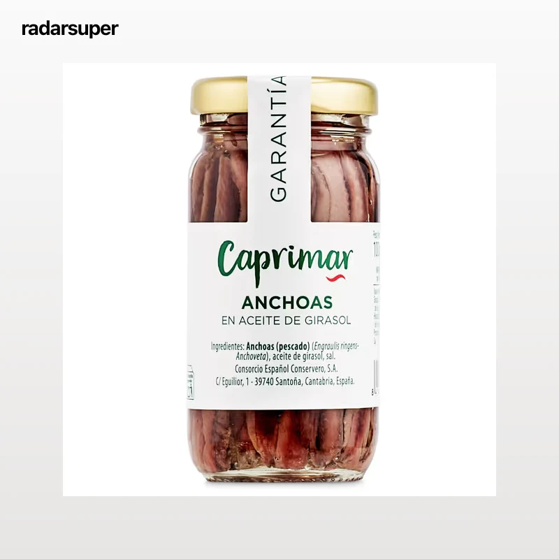 Anchoas en aceite de girasol Caprimar 52 g