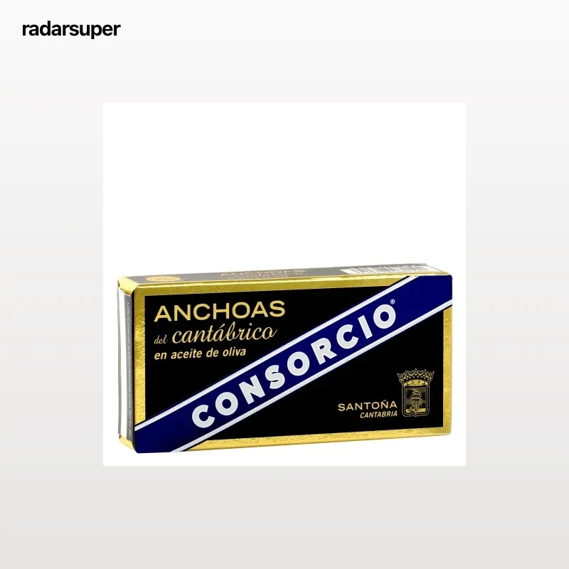 Anchoas del Cantábrico en aceite de oliva Consorcio 29 g.