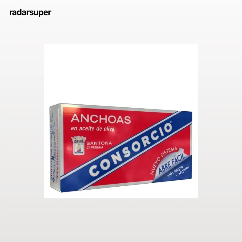 Anchoas en aceite de oliva Consorcio 50 g.