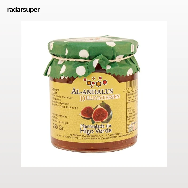 AL ANDALUS Mermelada higo verde 250 g.