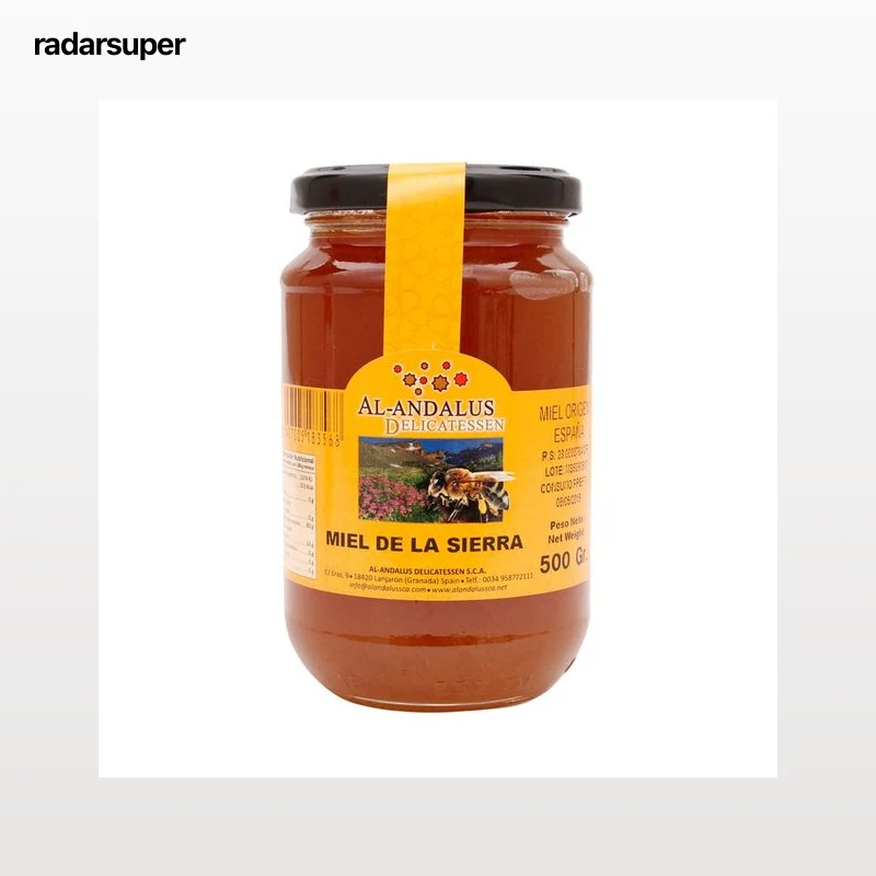 AL ANDALUS Miel multifloral de la sierra D.O.P Granada 500 g.
