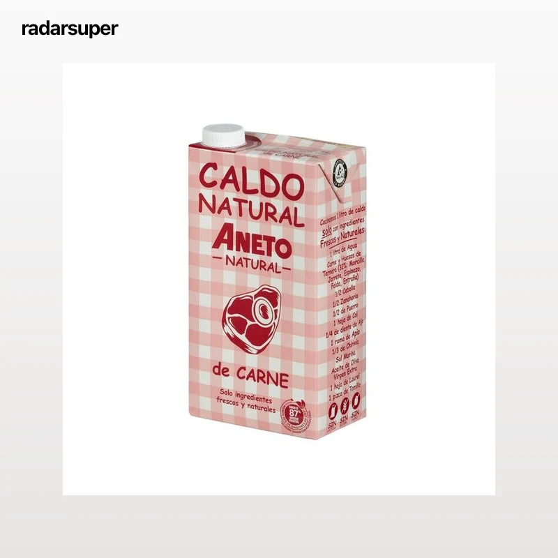 ANETO Caldo de carne 100% natural 1 l.