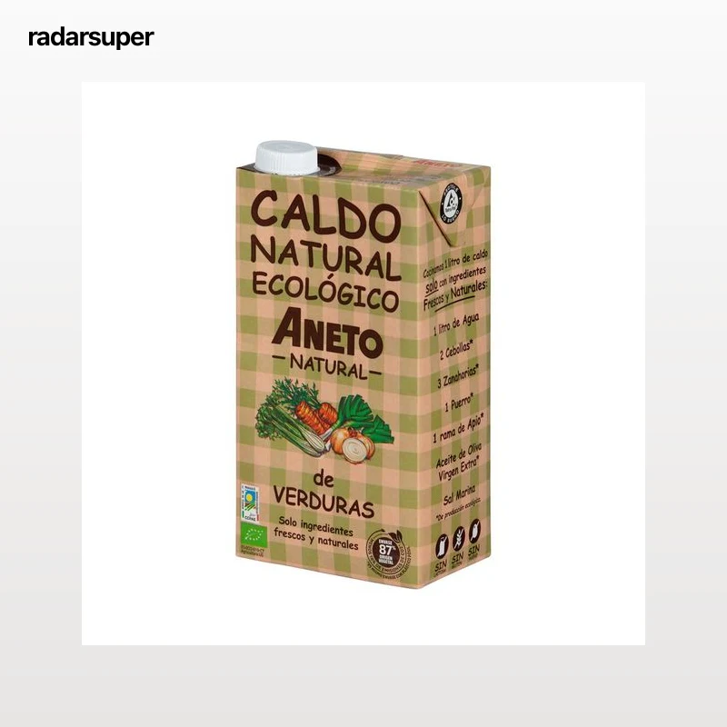 ANETO Natural Caldo de verduras ecológico 1 l.