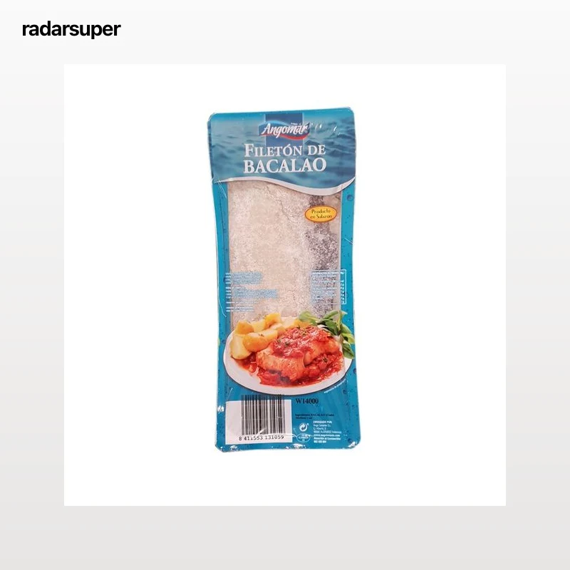 ANGOMAR Bacalao filetón salado ANGOMAR 500 g.