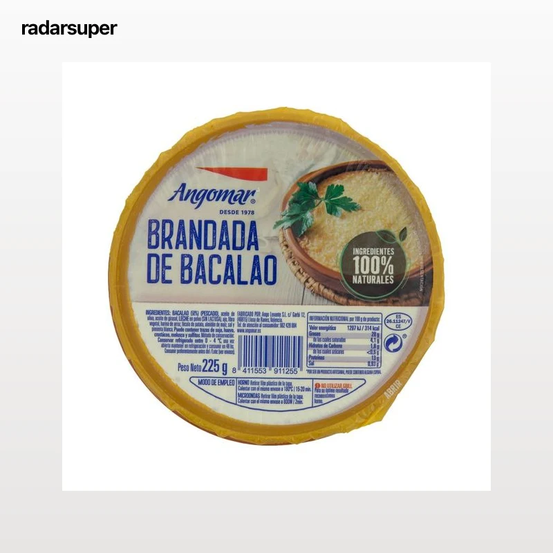 ANGOMAR Brandada de bacalao 225 g.