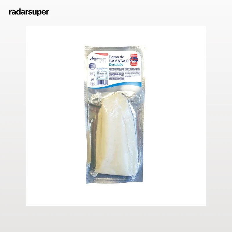 ANGOMAR Lomo de bacalao desalado 300 g.